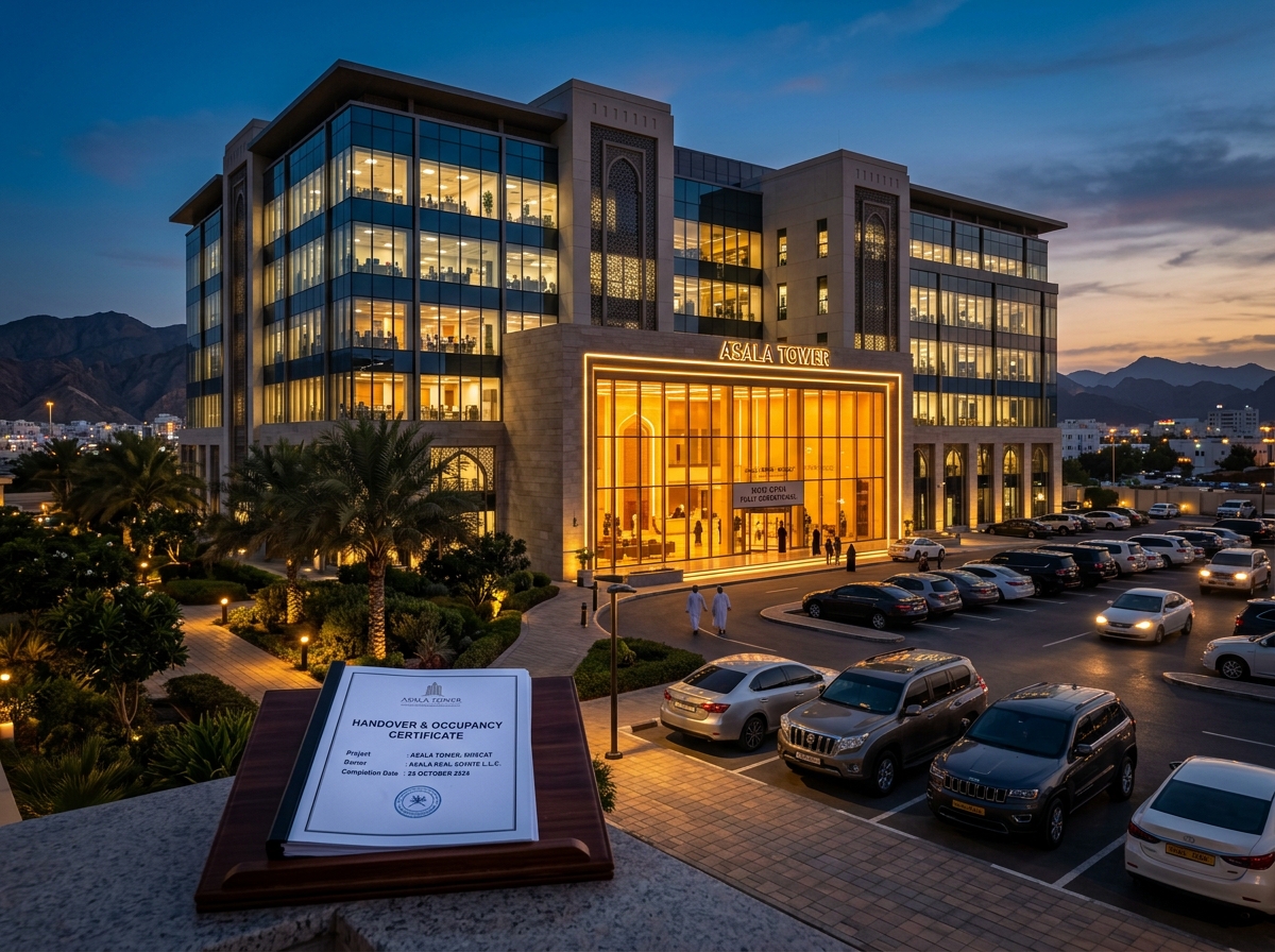 Project handover completed building